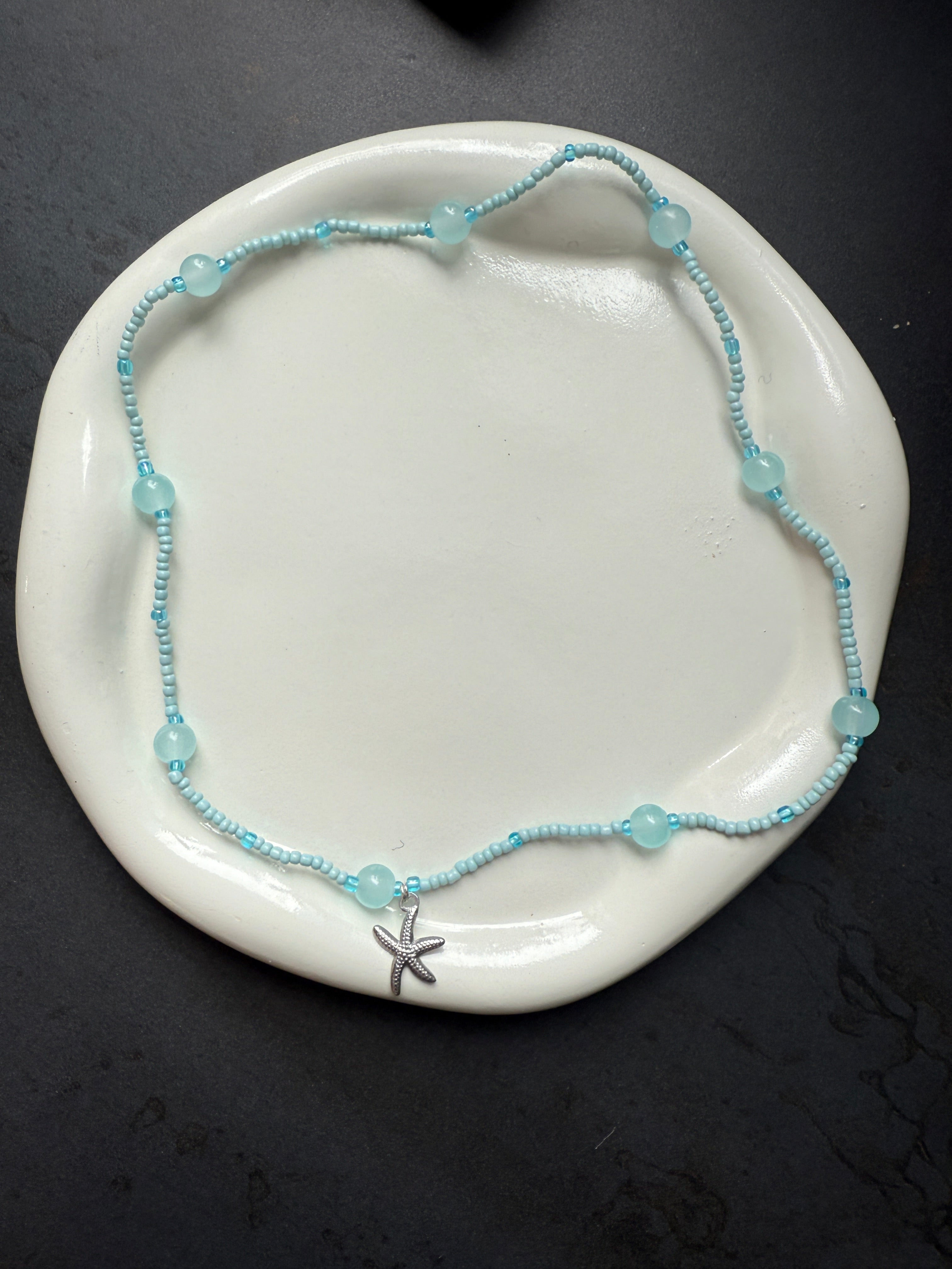 Kette Blau mit Seestern